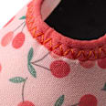 Badeschuhe mit Kirsch-Muster, rosa, Gr. 21/22 PUSBLU