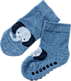 ABS Socken mit Elefanten-Motiv, blau, Gr. 19/22 ALANA