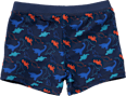 Badehose mit Dino-Muster, blau, Gr. 122/128 PUSBLU