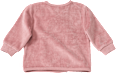 Langarmshirt mit Wickelschnitt aus Nicki-Stoff, rosa, Gr. 74 ALANA