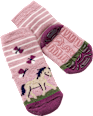 Stoppersocken mit Einhorn-Motiv, rosa, Gr. 25/26 ALANA