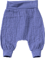 Hose aus Musselin mit Mitwachsfunktion, blau, Gr. 68 ALANA