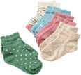 Sneaker Socken mit Wellen-Bund, rosa + blau, Gr. 23/26 PUSBLU