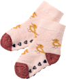 ABS Socken mit Küken-Motiv, rosa, Gr. 23/26 ALANA