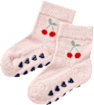 ABS Socken mit Kirsch-Motiv, rosa, Gr. 18/19 ALANA