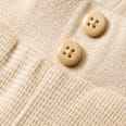 Hose in Waffel-Struktur, beige, Gr. 74 ALANA