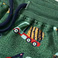 Shorts Pro Climate mit Bagger-Muster, grün, Gr. 92 ALANA