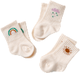 Socken in Ripp-Struktur, beige, Gr. 15/16 ALANA