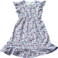 Kleid Pro Climate mit Blumen-Muster, hellblau, Gr. 116 ALANA