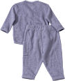 Set mit Langarmshirt und Hose mit Waffel-Struktur, blau, Gr. 62 ALANA