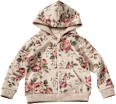 Sweatjacke mit Rosen-Muster, beige, Gr. 122 ALANA
