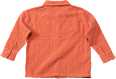 Hemd mit Brusttasche aus Musselin, orange, Gr. 98 ALANA