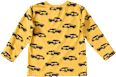 Langarmshirt mit Auto-Muster, gelb, Gr. 98 ALANA
