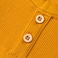 Langarmshirt mit Waffel-Struktur, gelb, Gr. 128 ALANA