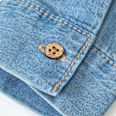Hemd aus Jeans-Stoff, blau, Gr. 122 ALANA