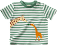 T-Shirt mit Giraffen-Motiv, grün, Gr. 80 ALANA