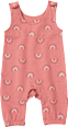 Strampler mit Regenbogen-Muster, rosa, Gr. 74 ALANA
