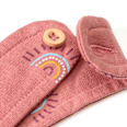 Strampler mit Regenbogen-Muster, rosa, Gr. 74 ALANA