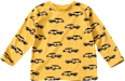 Langarmshirt mit Auto-Muster, gelb, Gr. 98 ALANA