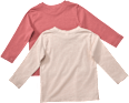 Langarmshirts, rosa + beige, Gr. 122 ALANA