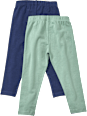 Leggings, grün + blau, Gr. 128 ALANA
