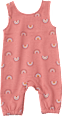 Strampler mit Regenbogen-Muster, rosa, Gr. 74 ALANA