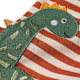 Strampler mit Dino-Applikation, orange, Gr. 68 ALANA