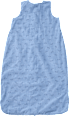 Schlafsack 0,5 TOG mit Wal-Muster, blau, 80 cm ALANA