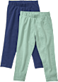 Leggings, grün + blau, Gr. 128 ALANA