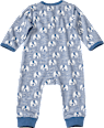 Schlafanzug mit Elefanten-Muster, blau, Gr. 74/80 ALANA