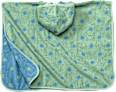 Badeponcho mit Punkten, grün & blau ALANA