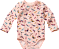 Body Langarm mit Libellen-Muster, rosa, Gr. 74/80 ALANA