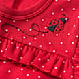 Schlafanzug mit Punkte-Muster, rot, Gr. 74/80 ALANA