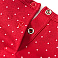 Schlafanzug mit Punkte-Muster, rot, Gr. 74/80 ALANA