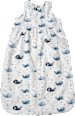 Schlafsack 0,5 TOG, mit Wal-Muster, weiß, 80 cm ALANA