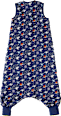 Schlafsack mit Beinen 2 TOG, mit Weltraum-Muster, blau, 100 cm ALANA