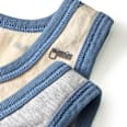 Unterhemden mit Auto-Motiv, beige + grau, Gr. 134/140 ALANA