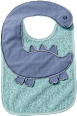 Lätzchen mit Dino-Motiv, blau ALANA