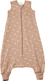 Schlafsack mit Beinen 1 TOG, mit Regenbogen-Muster, beige, 110 cm ALANA