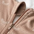 Schlafsack mit Beinen 1 TOG, mit Regenbogen-Muster, beige, 100 cm ALANA