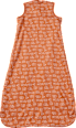 Schlafsack 1 TOG, mit Tier-Muster, orange, 80 cm ALANA