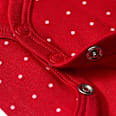 Body Kurzarm mit Punkte-Muster, rot, Gr. 98/104 ALANA