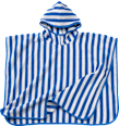 Badeponcho mit Streifen, blau & weiß ALANA