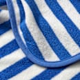 Badeponcho mit Streifen, blau & weiß ALANA