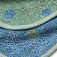 Badeponcho mit Punkten, grün & blau ALANA