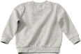 Kinder Sweatshirt, Gr. 116, in Baumwolle, grau PUSBLU