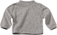 Baby Pullover, Gr. 68, aus Bio-Baumwolle, grau ALANA
