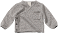 Baby Pullover, Gr. 68, aus Bio-Baumwolle, grau ALANA