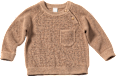 Pullover aus Strick, beige, Gr. 86 PUSBLU