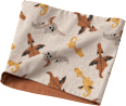 Loop Schal mit Dino-Muster, beige ALANA